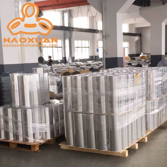 Кондиционер с удельной теплоемкостью, изготовленная на заказ черная термостойкая полиэфирная клейкая лента из алюминиевой фольги